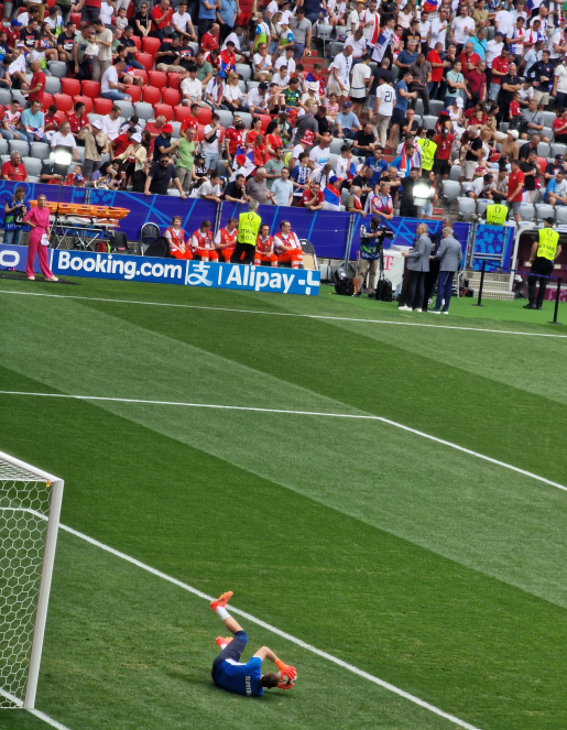 Jan Oblak na ogrevanju